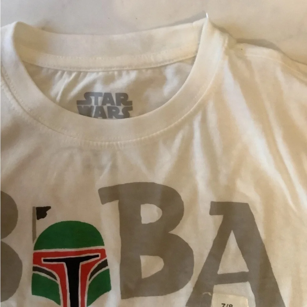 Star Wars Boba Fett Kids T-Shirt - White, Red, Green